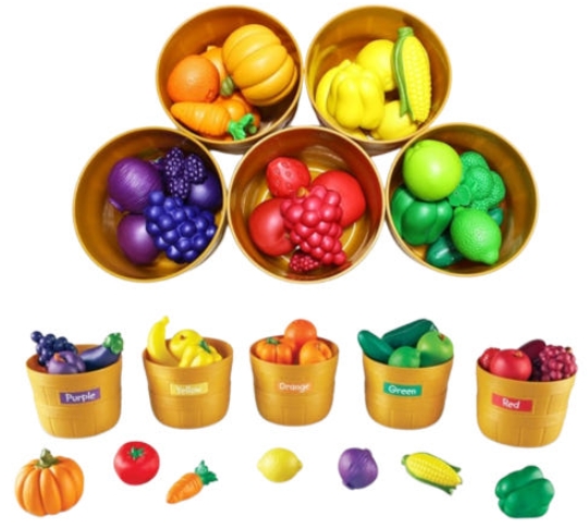 러닝리소스 과일야채  색깔구분세트