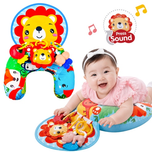제이랜드 오감자극 터미타임 배밀이 쿠션